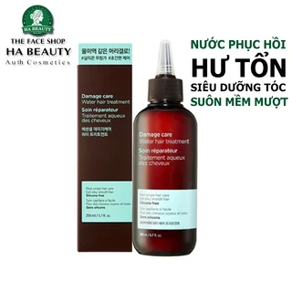 Nước phục hồi dưỡng tóc mềm mượt bóng khỏe The Face Shop Damage Care Water Hair Treatment 200ml