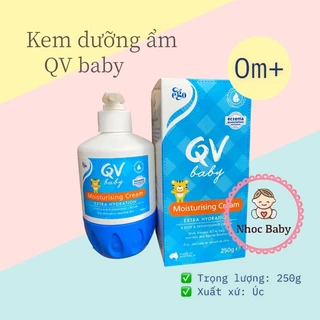 QV baby | Kem dưỡng ẩm mặt và body cho bé 0m+ 250g (Úc) date 2027