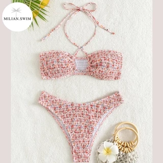 Bikini buộc dây vài nhún chun - 𝐂𝐀𝐑𝐋𝐘