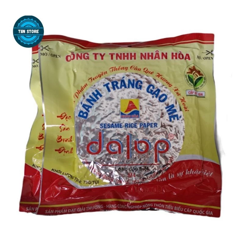 Bánh Tráng Nướng Gạo Mè Dalop Bình Định