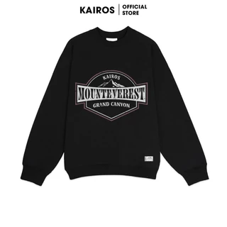 Áo sweater nỉ bông Kairos Mount Everest form rộng dài tay