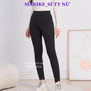 Quần Legging Dài Nữ Nâng Mông Cạp cao,Quần Tregging Nữ Trơn Tập gym Manike