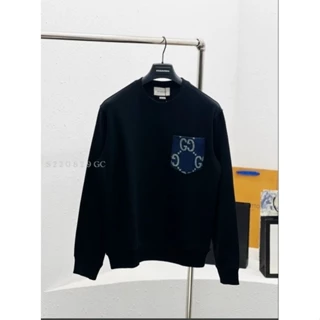 [Hàng bán shop] Áo Sweater nam nữ túi logo G G
