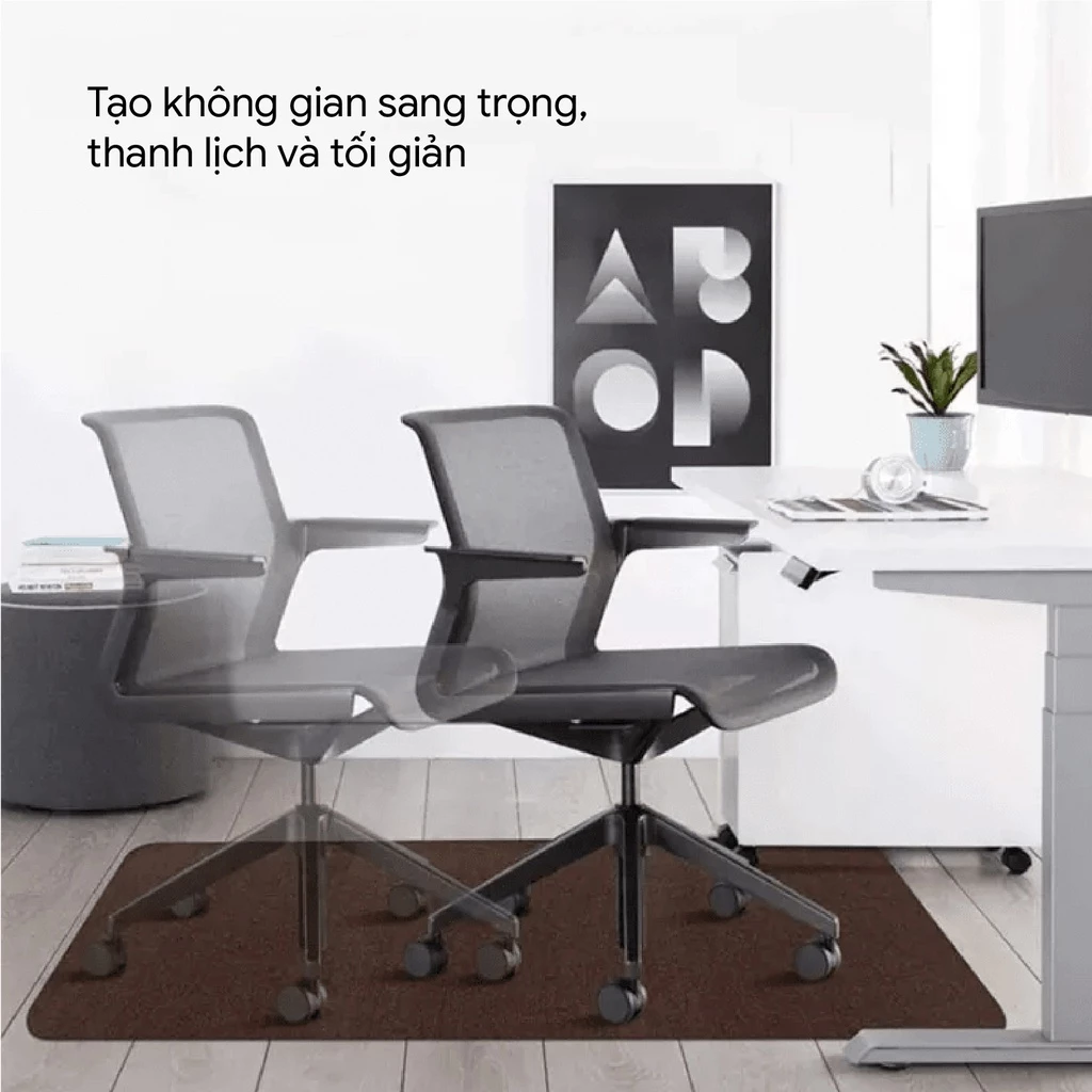 Thảm Sàn FESSON Chống Trượt 90x120cm 90x140cm, Lót Bàn Máy Tính Sử dụng trong phòng làm việc