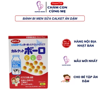 Bánh ăn dặm bi men sữa Calket Boro Nhật Bản hộp 80g