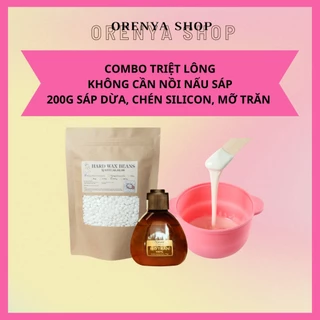 Combo triệt lông tại nhà Hard Wax Beans [có chén]