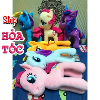 [Kèm Quà Tặng] THÚ BÔNG NGỰA PONY 40cm Cao Cấp,CHẤT MINISO MỀM MỊN-Cao Cấp