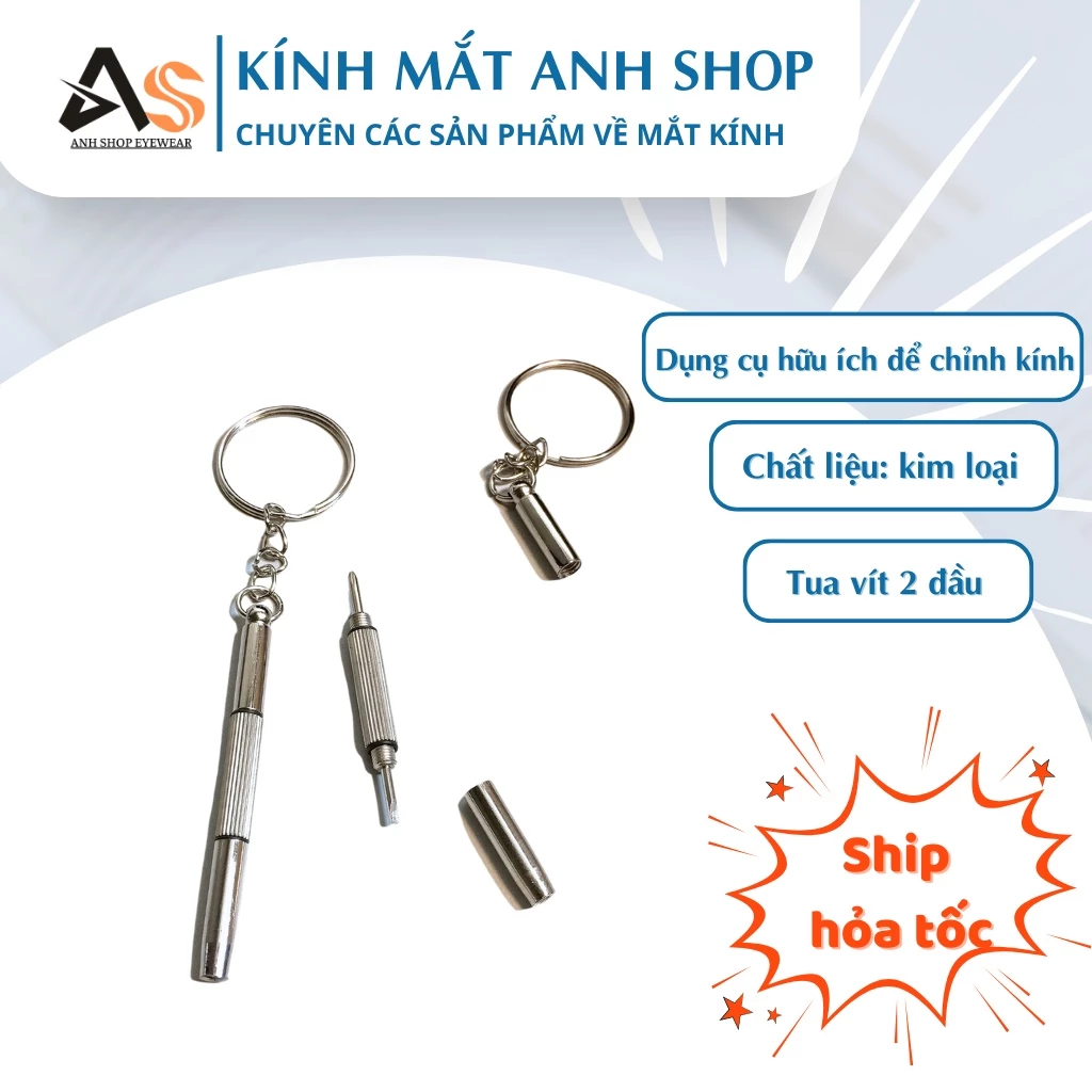 Tua vít vặn kính mini nhỏ xinh tiện lợi dùng vặn kính mắt, đồng hồ TV01