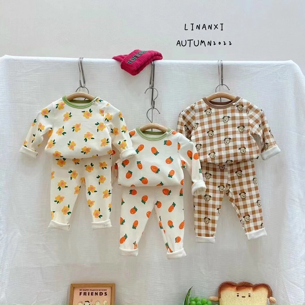 {SALE LẺ SIZE } Bộ thu đông cho bé trai và bé gái chất cotton 100% cao cấp co giãn 4 chiều
