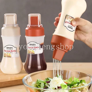 Bình Đựng Dầu Olive / Nước Sốt Dạng Bóp 350ml Có Vòi Tiện Dụng Cho Nhà Bếp