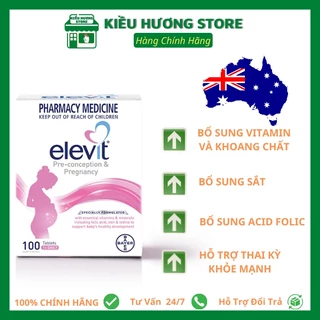 Vitamin tổng hợp Elevit bầu Úc 100 Viên