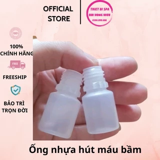 Combo 100 Ống nhựa hút máu bầm, máu độc khi nặn mụn dùng trong spa, thẩm mỹ viện