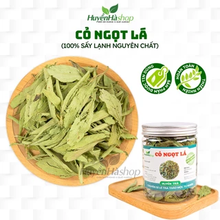 Cỏ Ngọt Nguyên Lá Sấy Khô Loại 1 - Trà Thảo Mộc Sấy Lạnh Nguyên Chất - Huyền Hà Shop