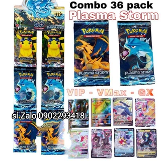 Thẻ Bài Pokemon Dây 36 gói loại Đẹp Có Thẻ vip