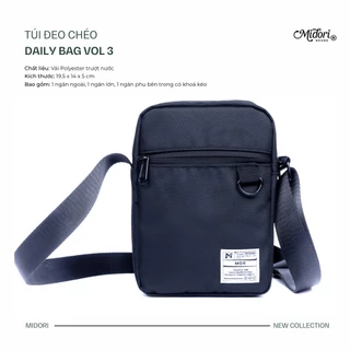 Túi đeo chéo thời trang nam nữ cao cấp Daily Bag Chất liệu chống thấm nước Local Brand Midori For Man