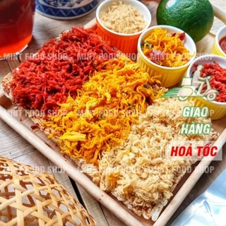 Cơm Cháy Mix 3 Loại Thịt Khô (Khô Bò, Chà Bông, Khô Gà)