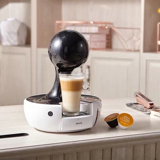 Máy pha cafe Dolce gusto - Drop trắng/ đỏ cảm ứng vân tay