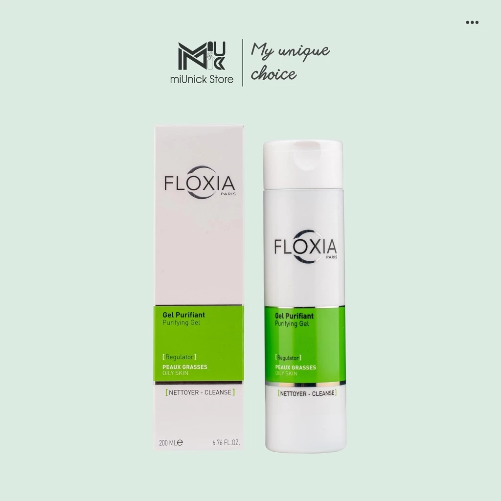 [HÀNG CTY] Gel rửa mặt Floxia Purifying Gel 200ml làm sạch cho da dầu, mụn