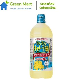 Dầu Ăn Hạt Cải Ajinomoto Nội Địa Nhật Bản Chính Hãng chai 1lit - Green Mart