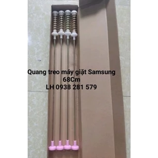 Bộ quang treo ty treo, gióng treo máy giặt Samsung dài 68cm ( bộ 4 thanh )