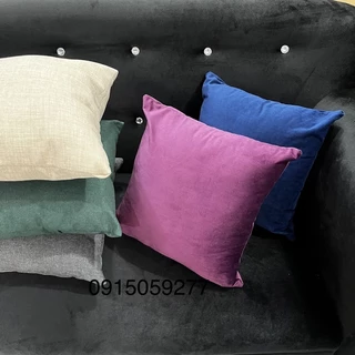 Gối hình vuông 35cm nhiều màu decor sofa cực xinh giao hàng toàn quốc