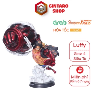 Mô hình Luffy Gear 4 phiên bản tay siêu to cực kỳ chi tiết, Mô hình One Piece Luffy Gear 4 siêu to cao 32cm Full Box