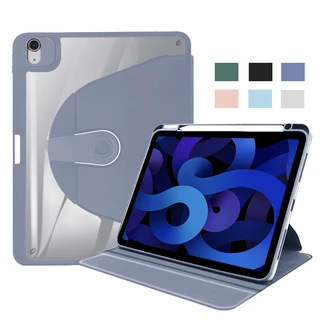 Bao Da Máy Tính Bảng iPad Mini 4 5 6 Air Pro 9.7 "10.2" 10.5 "10.9" 11.0 "5th / 6th / 7th / 8th / 9th Gen 2019 2020 2021 Thông Minh 360° Ốp Điện Thoại Da Nắp Gập Từ Tính Bằng Acrylic Cao Cấp