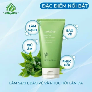 Sữa Rửa Mặt Chiết Xuất Từ Trà Xanh Innisfree Green Tea Foam Cleanser 150g