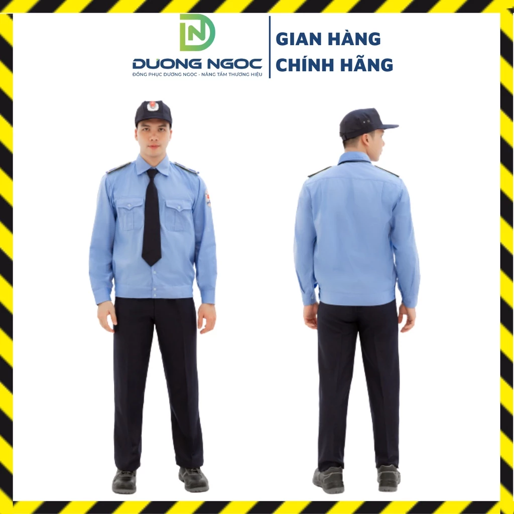Đồng Phục Bảo Vệ, Bộ Quần Áo Bảo Vệ Tay Ngắn, Dài Theo Thông Tư 08 Đủ Size BV03 (Không Kèm Phụ Kiện)