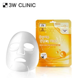 Combo 5 Mặt nạ bổ sung Collagen 3W Clinic Fresh Coenzyme Q10 Mask Sheet 23ml