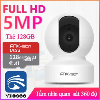 Camera Wifi Fnkvision siêu nét YOOSEE 360° đàm thoại 2 chiều, - quan sát toàn cảnh