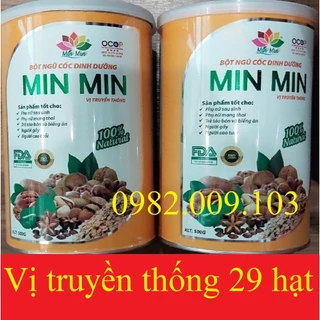 Bột ngũ cốc dinh dưỡng min min vị truyền thống 29 hạt