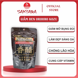 Giấm đen giảm cân Orihiro Kozu Nhật Bản viên uống giảm cân an toàn không tác dụng phụ túi 216