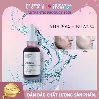 Serum tẩy tế bào chết hóa học The Ordinary AHA 30% + BHA2 % Peeling Solution - 30ml