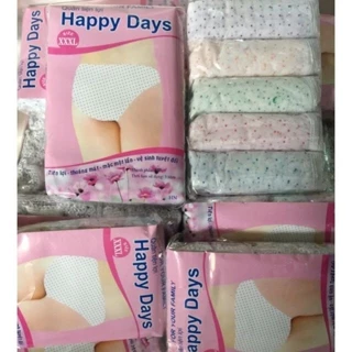 [HCM] Combo 25 quần lót Giấy HAPPY Dùng 1 lần sản xuất Việt Nam