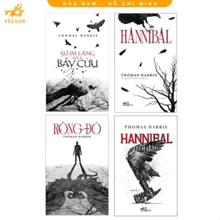 Sách - Combo Sự im lặng của bầy cừu + Hannibal + Rồng Đỏ + Hannibal Trỗi Dậy (Thomas Harris) (Nhã Nam HCM)