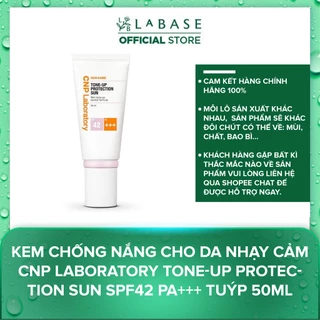 Kem Chống Nắng cho da nhạy cảm CNP Laboratory Tone-Up Protection Sun SPF42 PA+++ Tuýp 50ml