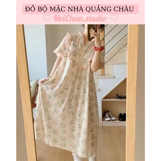 [ ẢNH THẬT ] VÁY NGỦ TIỂU THƯ Phong Cách Hàn Quốc Hoa Nhí VINTAGE Xinh Xắn