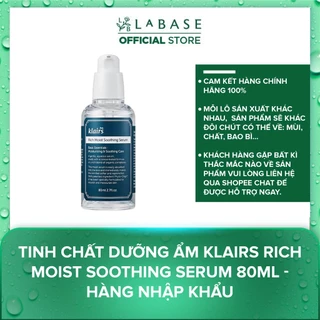 Tinh chất dưỡng ẩm Klairs Rich Moist Soothing Serum 80ml - Hàng Nhập Khẩu