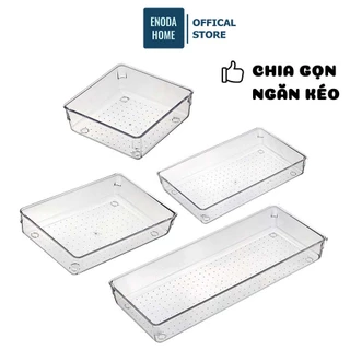 Khay Chia Ngăn Kéo, Khay Trong Suốt Enoda Home Đựng Đồ Tiện Lợi P031