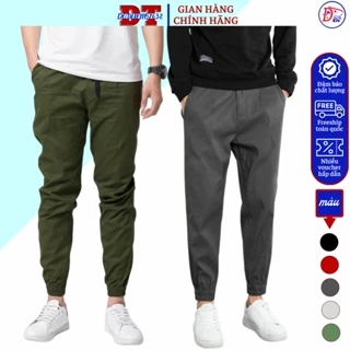 Quần Jogger Kaki Ống Bó Thun Khóa Zip ⚡️ ẢNH CHỤP THẬT ⚡️ Quan tây nam nữ đi học chơi vải mềm thoải mái có túi rộng M00