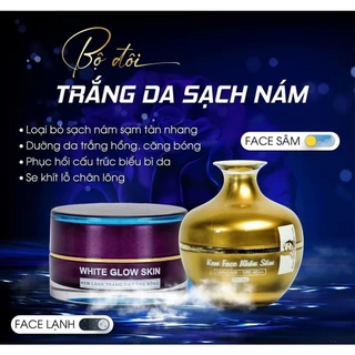 Kem trắng da sạch nám Kem Lạnh + Face Nhân Sâm Ncollagen - Dưỡng da ngày đêm