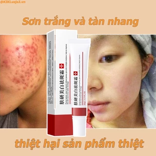 Kem Hỗ trợ giảm tàn nhang làm trắng hiệu quả Loại bỏ nám Mụn Đậm Melanin Sắc tố Dưỡng ẩm Chăm sóc da 20g