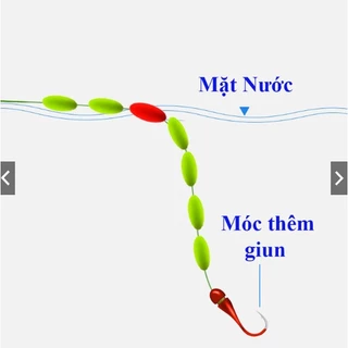 Dây Trục Câu Đài Câu Đơn Siêu Tiện Lợi có săn phao câu cá , lưỡi câu cá giả giun DC-14