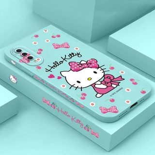 Ốp lưng Samsung Galaxy A50 A50S A70 A30 A30S A20 A20S A21S A10 Phim Hoạt Hình Dễ Thương Hello Kitty Angel Eye Case Vuông Mềm Điện Thoại Camera Ốp Lưng Chống Sốc