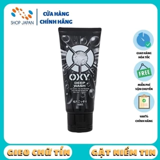 Sữa rửa mặt nam Oxy Deep Wash 130g Nhật Bản