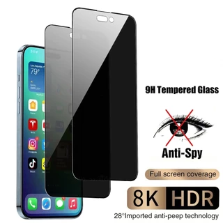 Kính Cường Lực Bảo Vệ Màn Hình Toàn Diện Chống Nhìn Trộm Cho iPhone 14 Pro Max 12 13 Mini 14 Plus 11