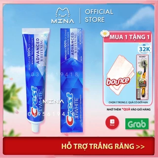 Kem đánh răng Crest 3D Advance White chính hãng Mỹ - Giúp răng trắng sáng tự tin giao tiếp