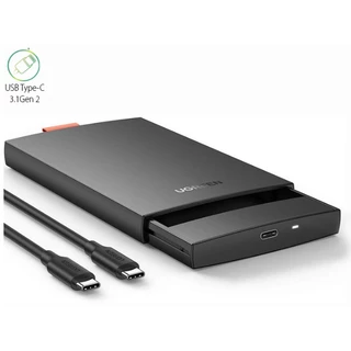 Hộp Đựng Ổ Cứng 2.5 inch USB Type-C Ugreen 80556 (hỗ trợ SSD/HDD lên đến 10TB)