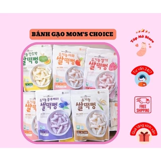 Bánh Gạo Hữu Cơ MOM'S CHOICE Hàn Quốc Cho Bé Ăn Dặm 6M+